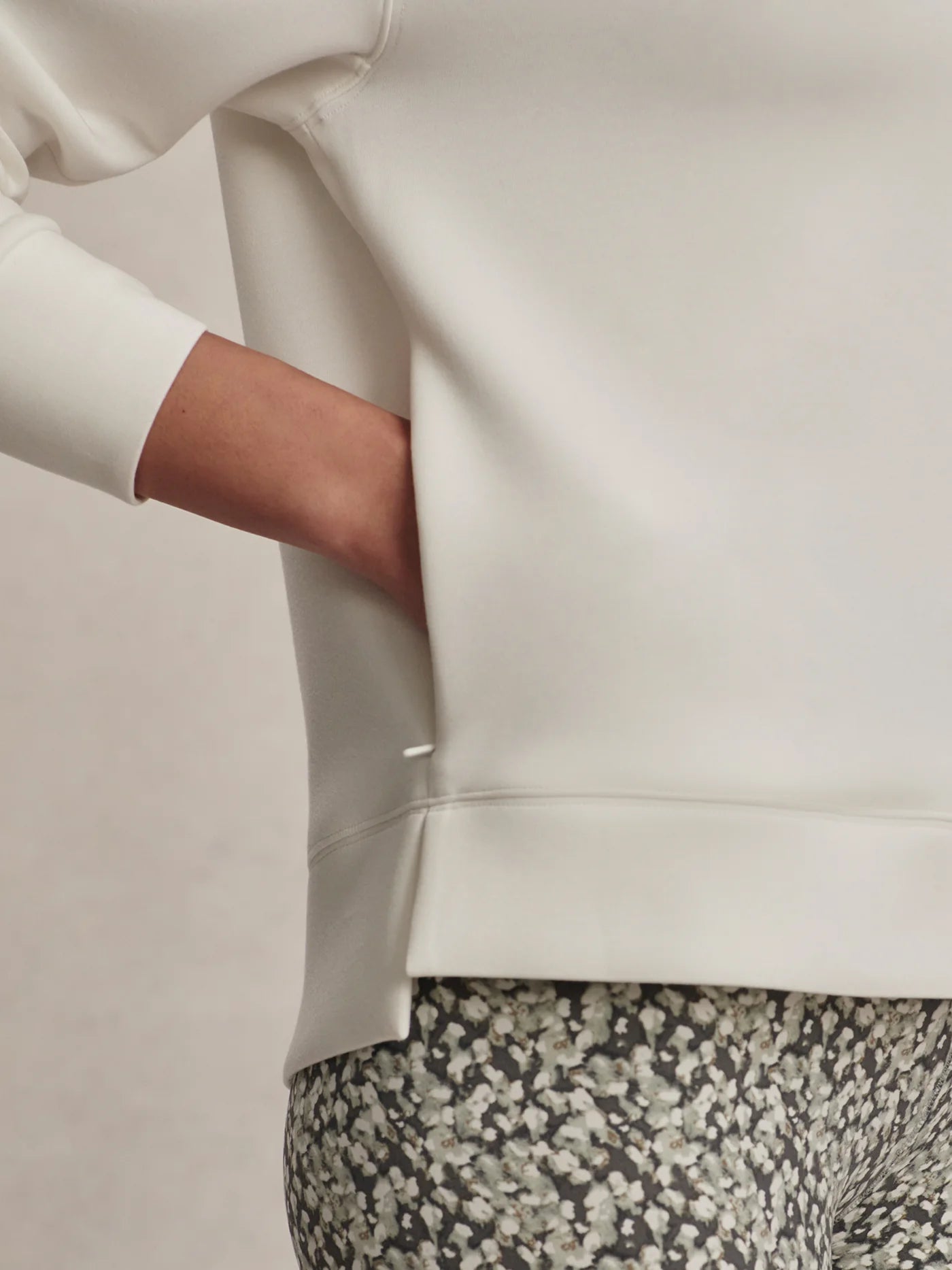 Karo Half Zip Midlayer - Snow White - Shopsisterology