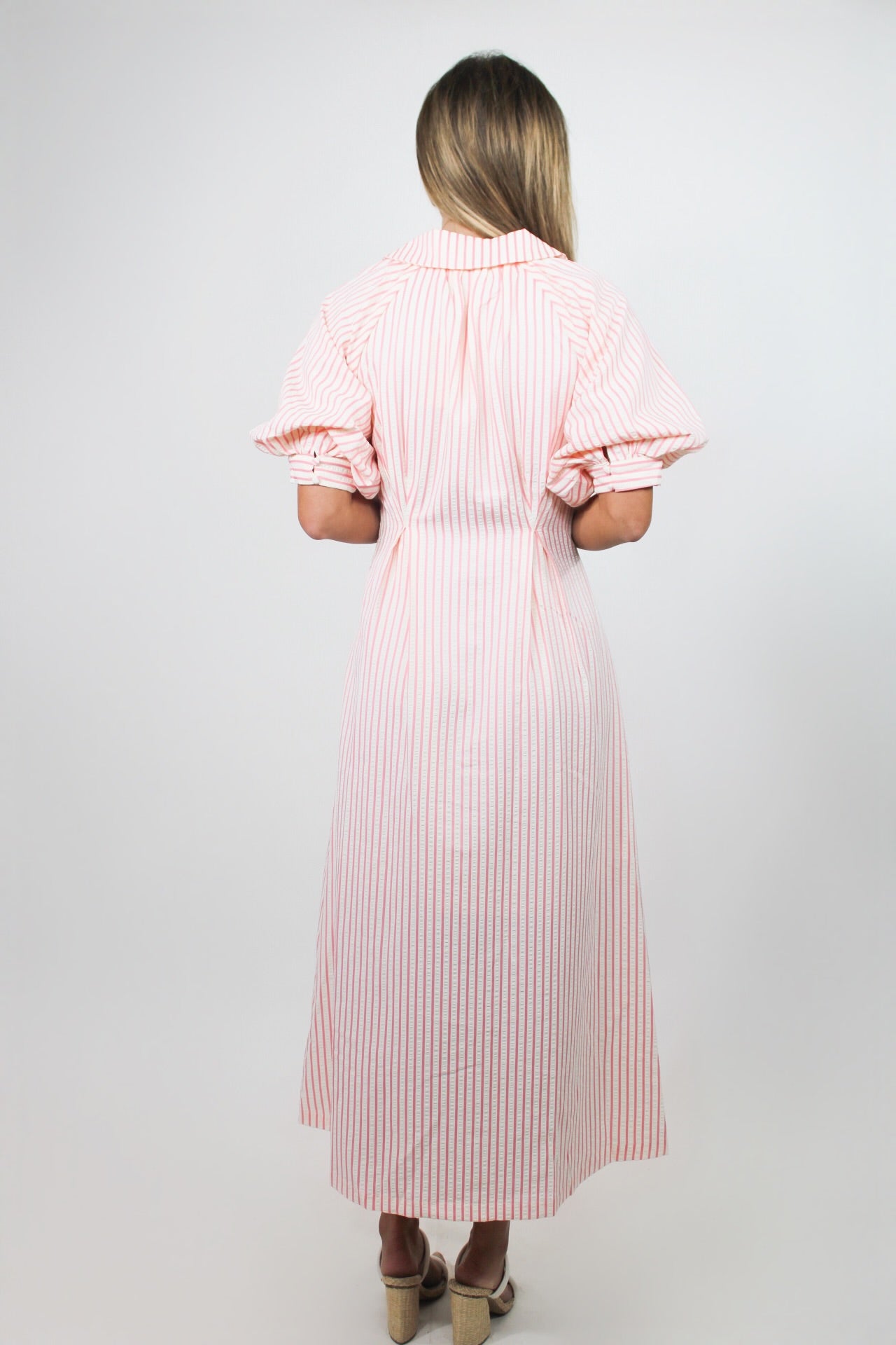 Just Peachy Stripe Maxi