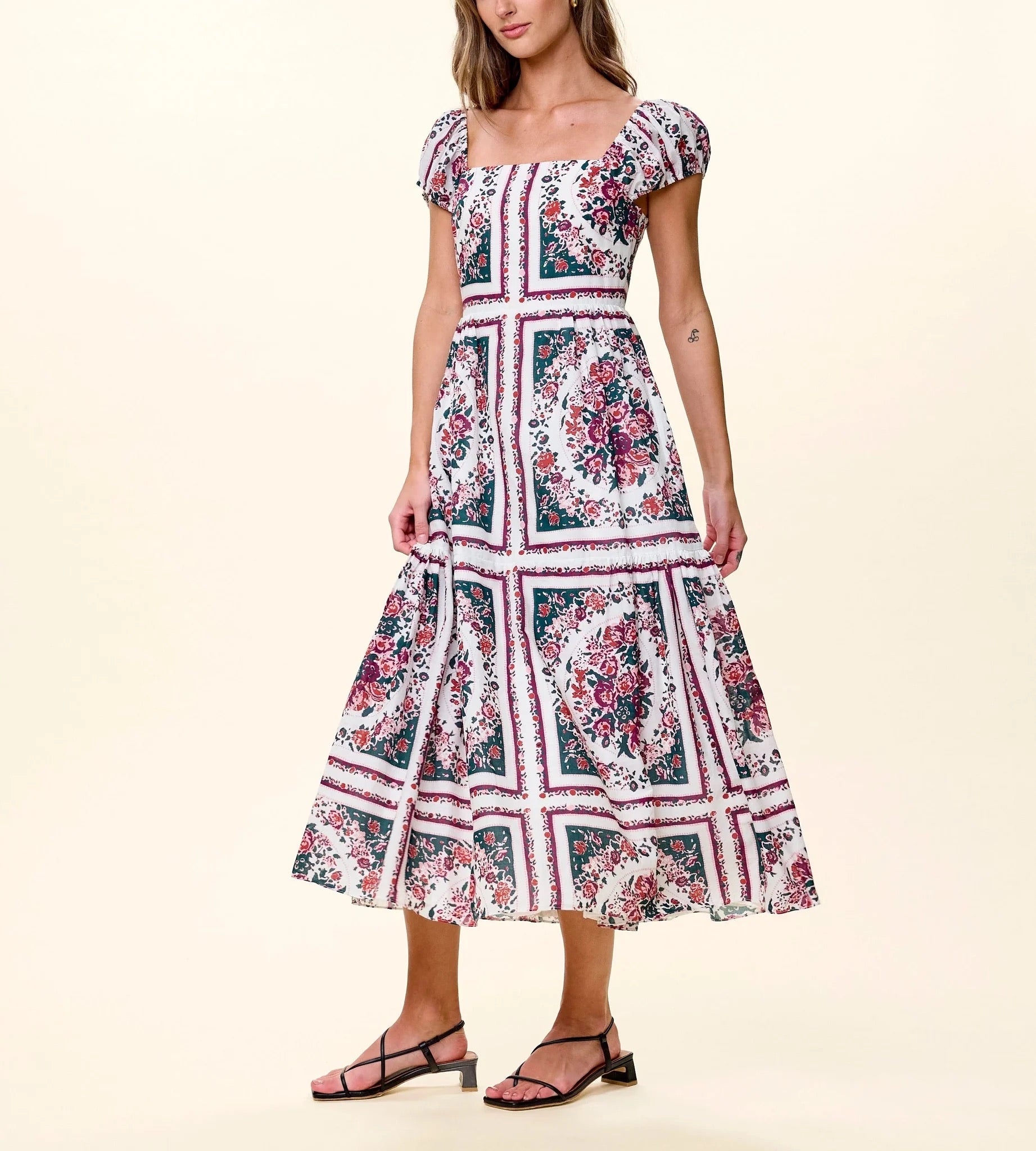 Anne Midi Dress - Carmella