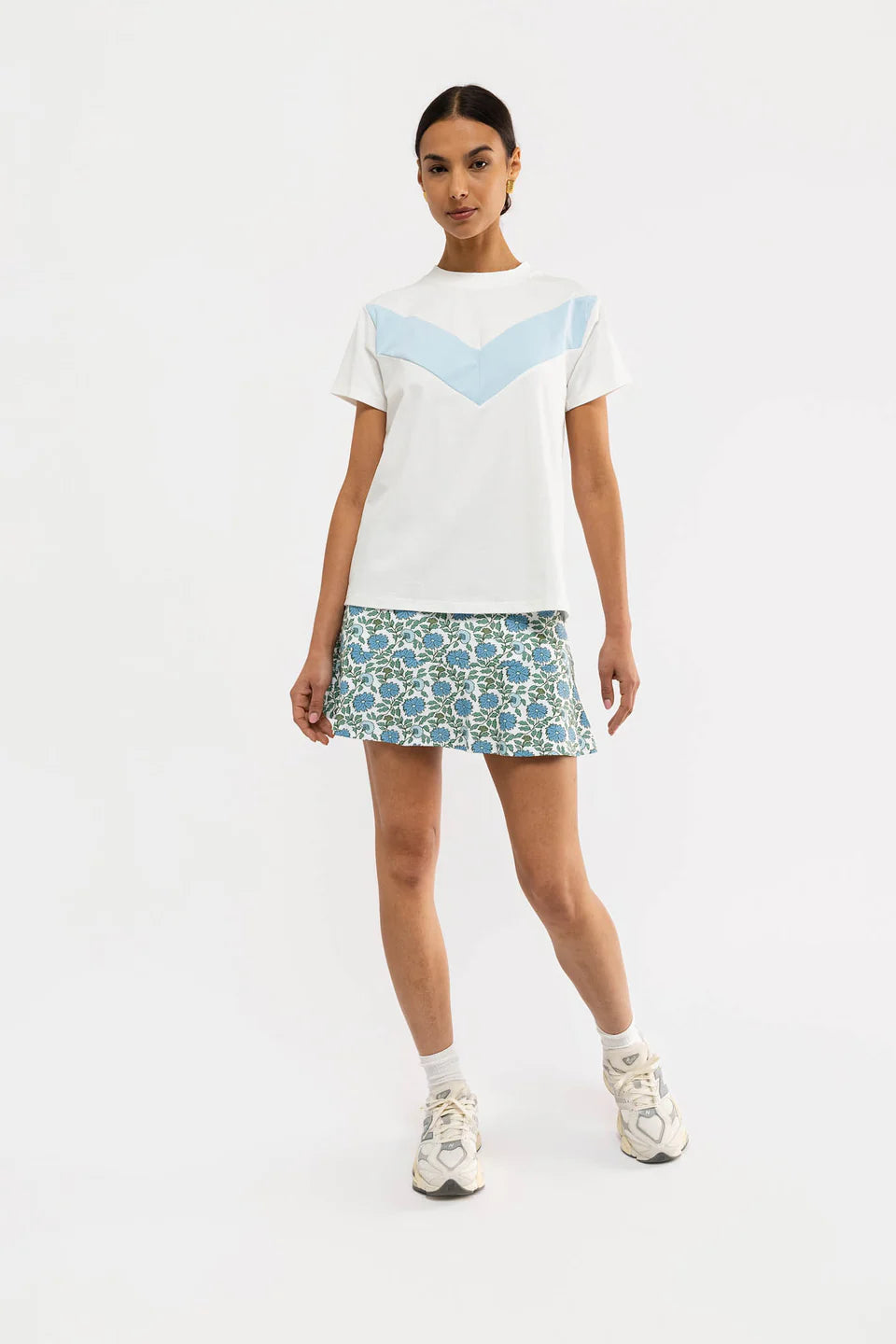 The Bodie Tee - White/Seasalt