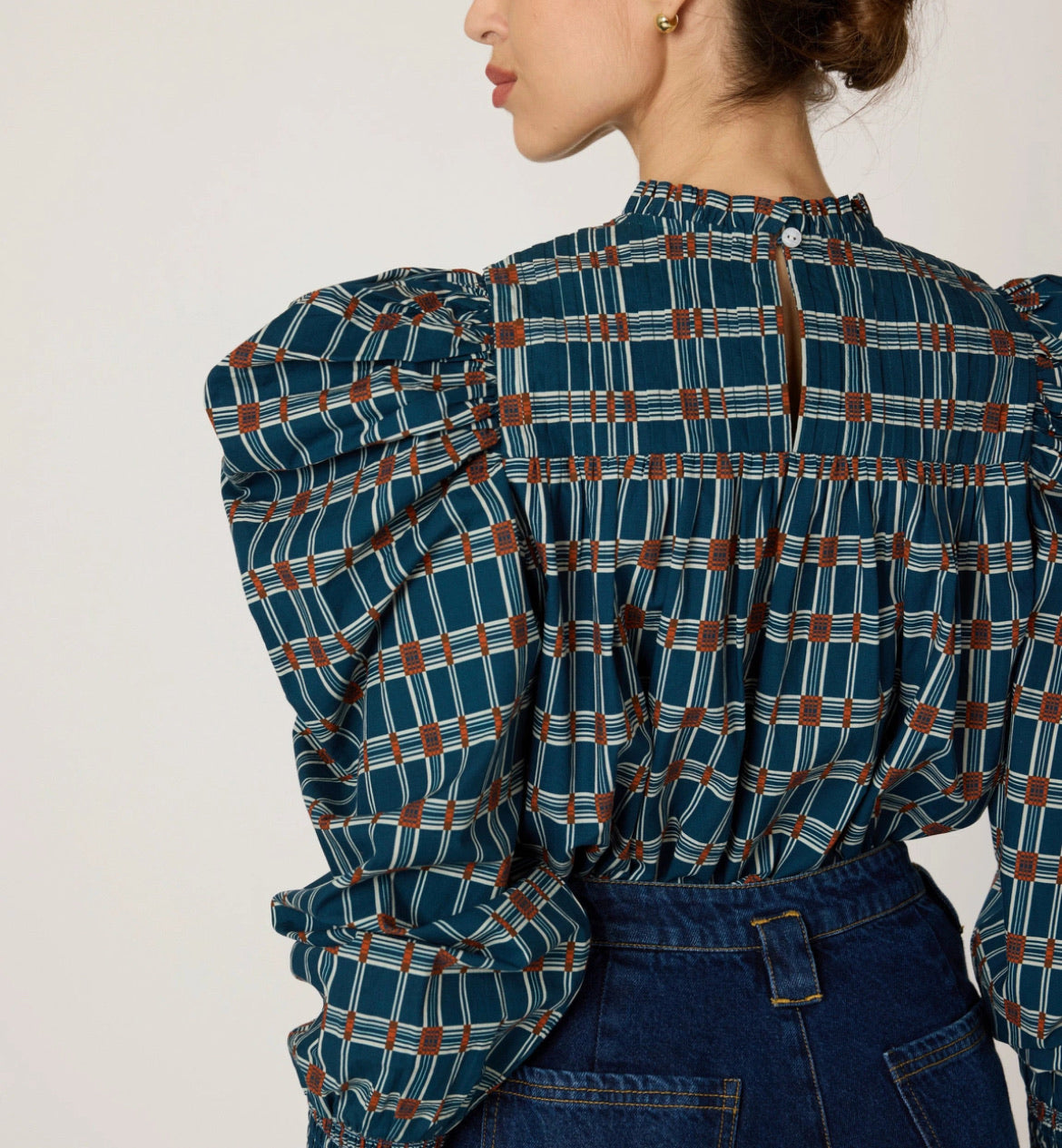 The Irina Blouse - Santo Stripe