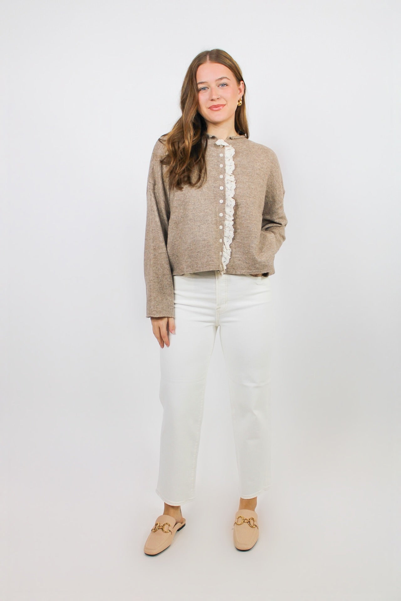 The Chestnut Lace Cardigan