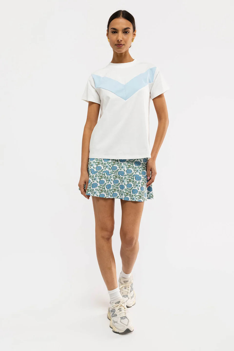 The Bodie Tee - White/Seasalt