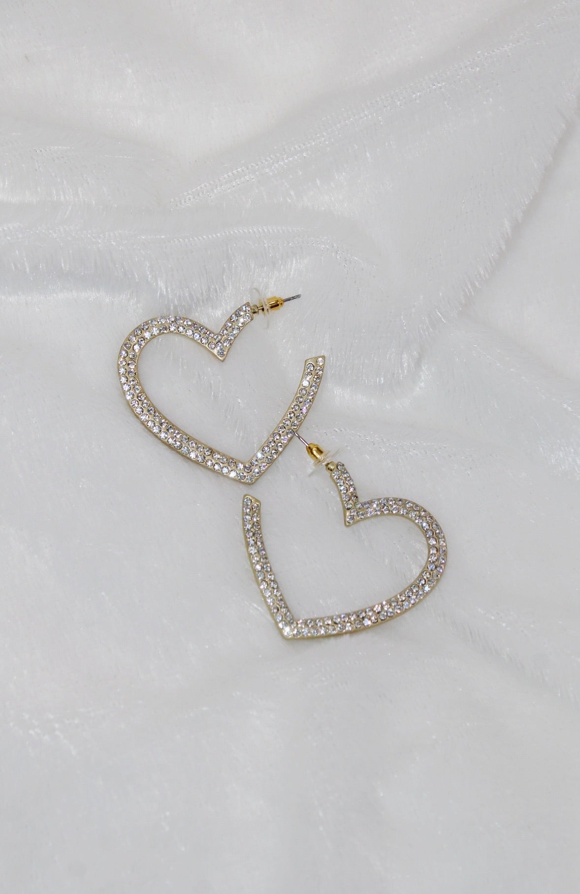 Braeden CZ Heart Earring