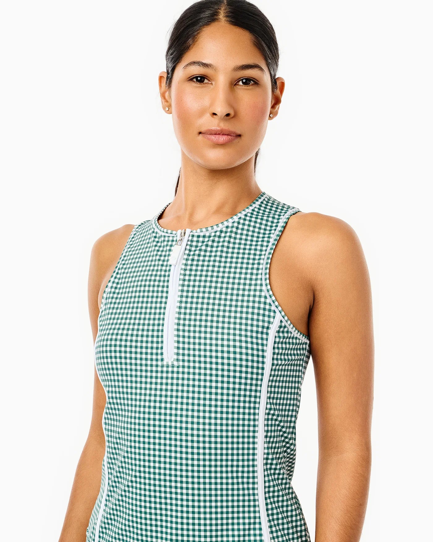 Smooth Sport Net Dress - Ivy Gingham