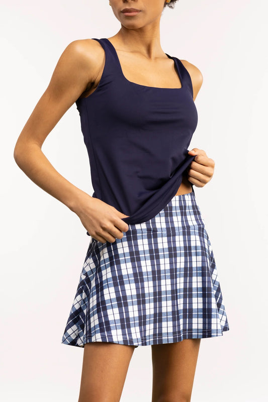 Reese Mariners Plaid Skort