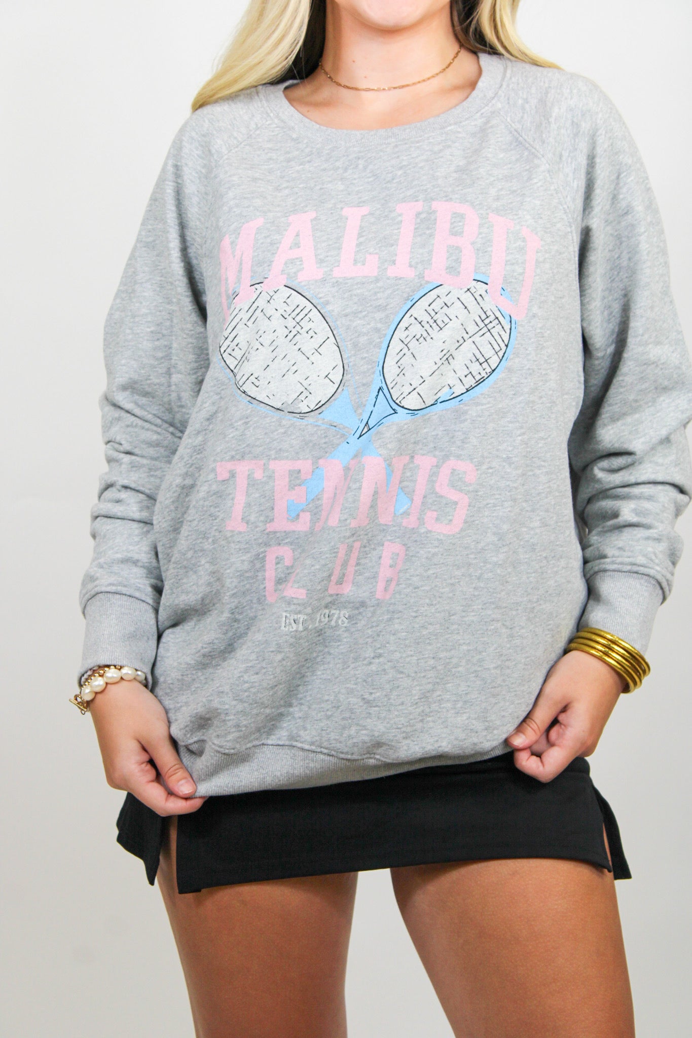 Malibu Tennis Crewneck