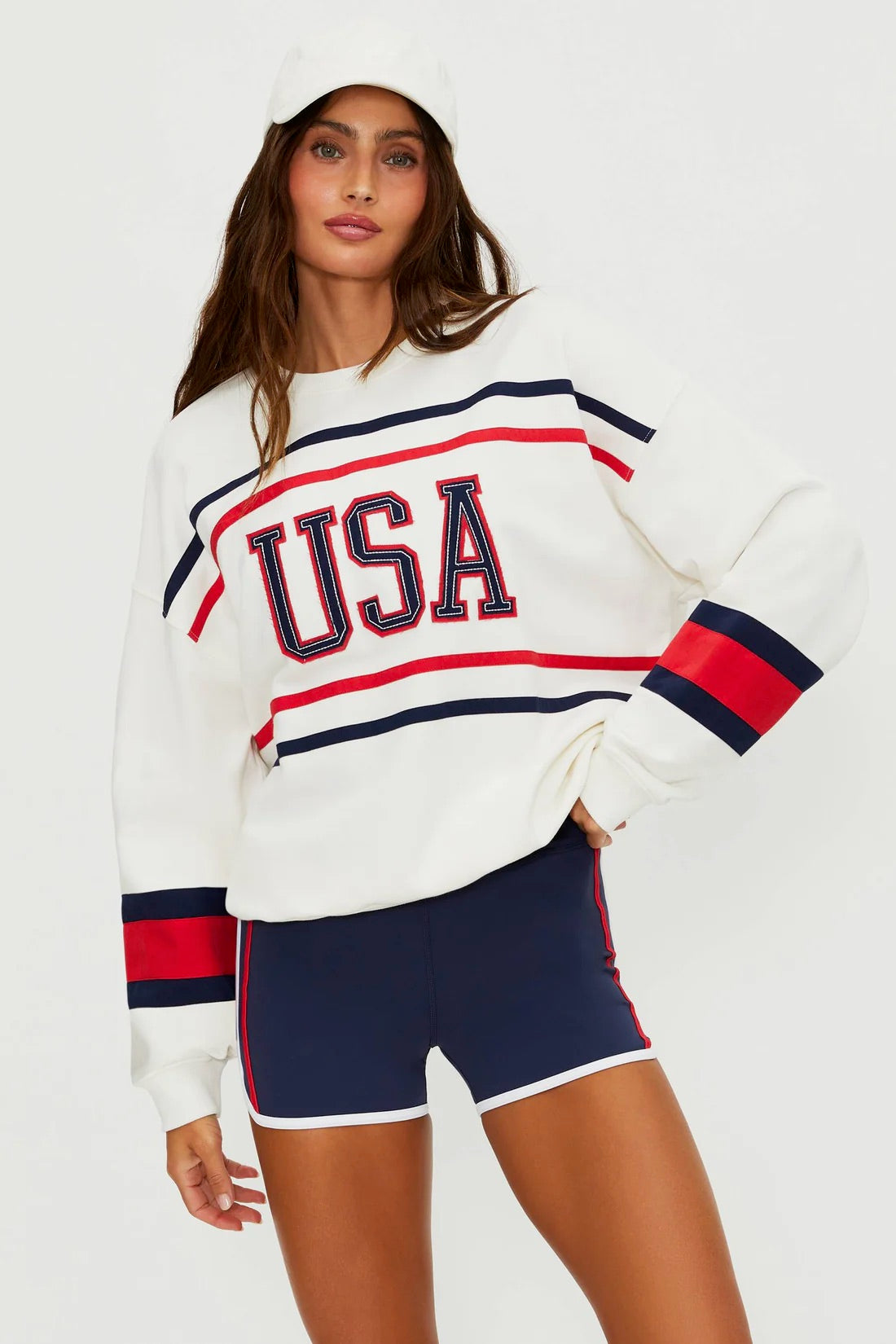 Devyn Oversized Sweatshirt - Firework Colorblock