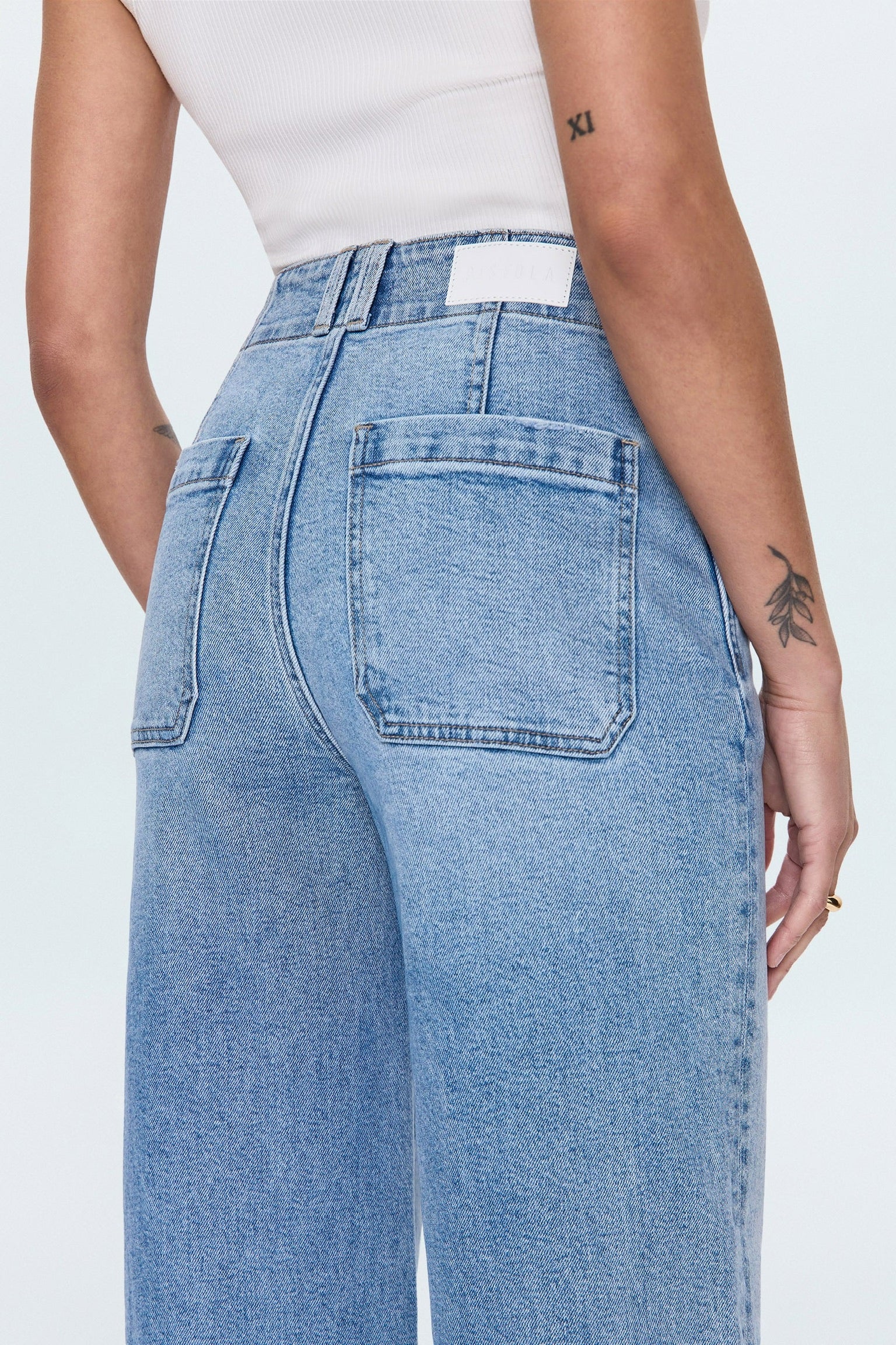 Lana High Rise Wide Leg Jean - Terrace