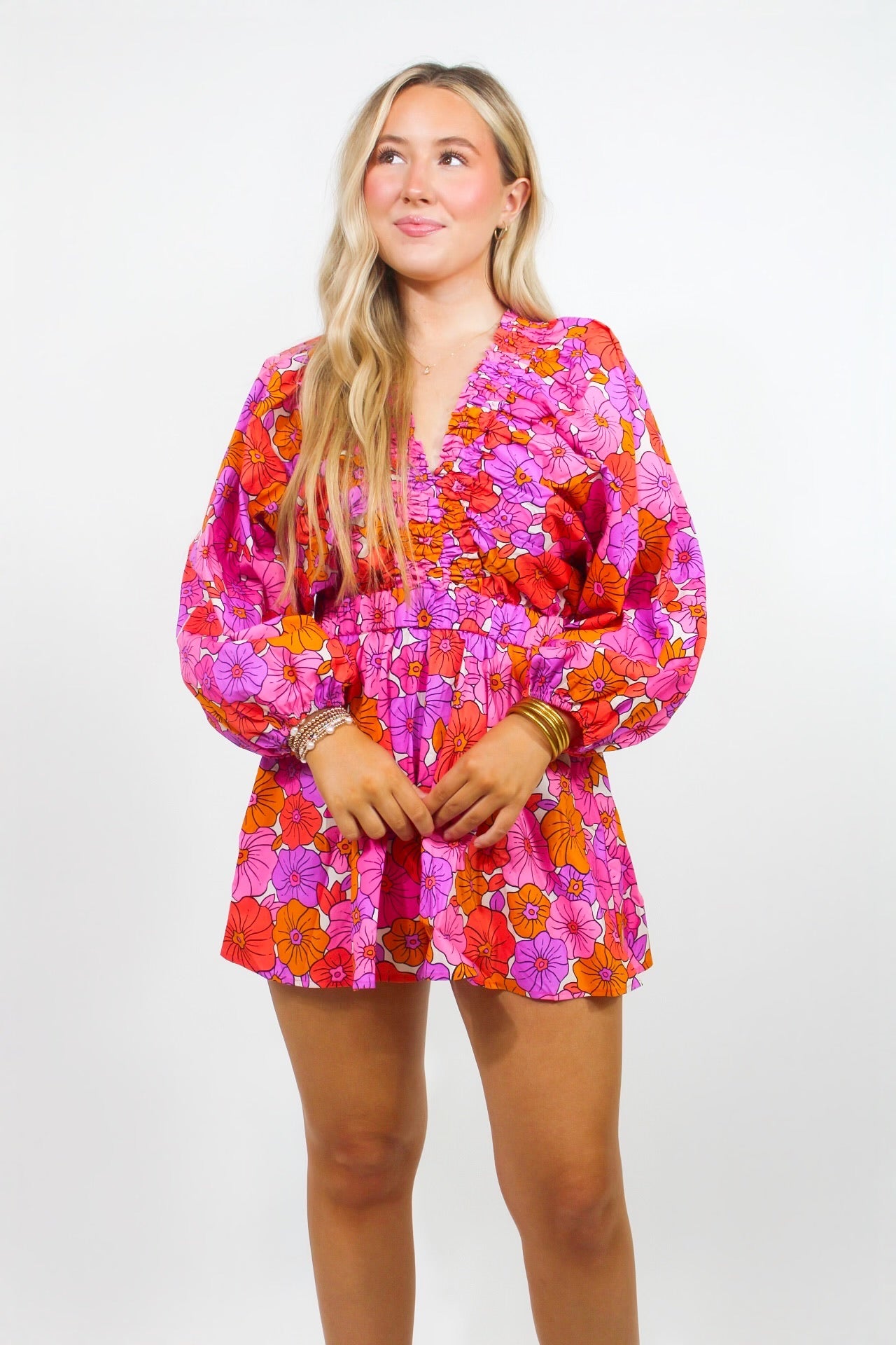 Groovy Blooms Romper