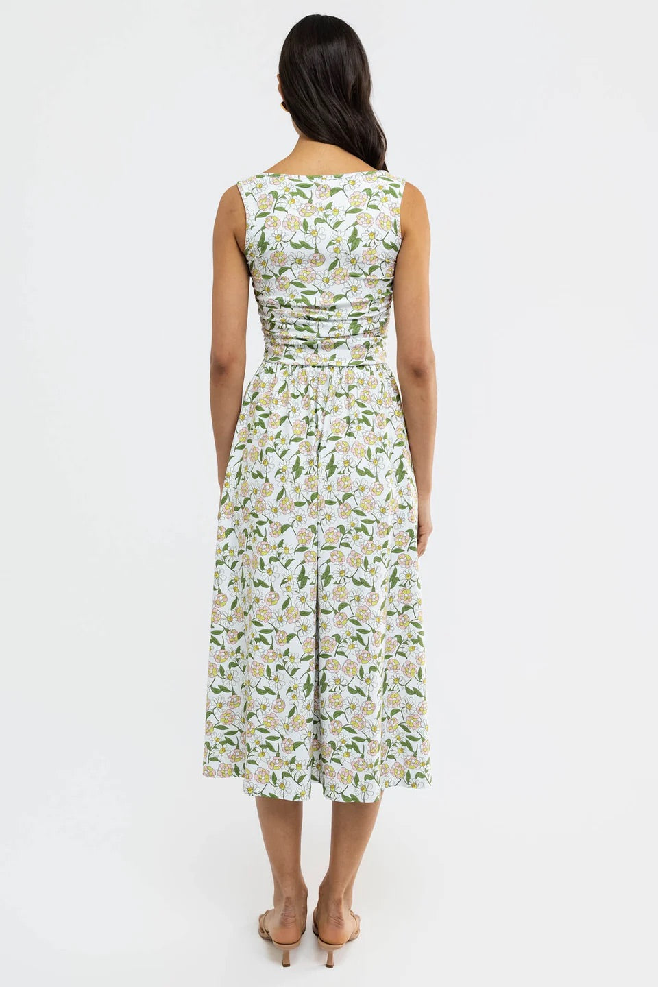 Izzy Dress by Smith & Quinn featuring playful Oopsy Daisies print, sleeveless design, and soft fabric for a charming summer look.