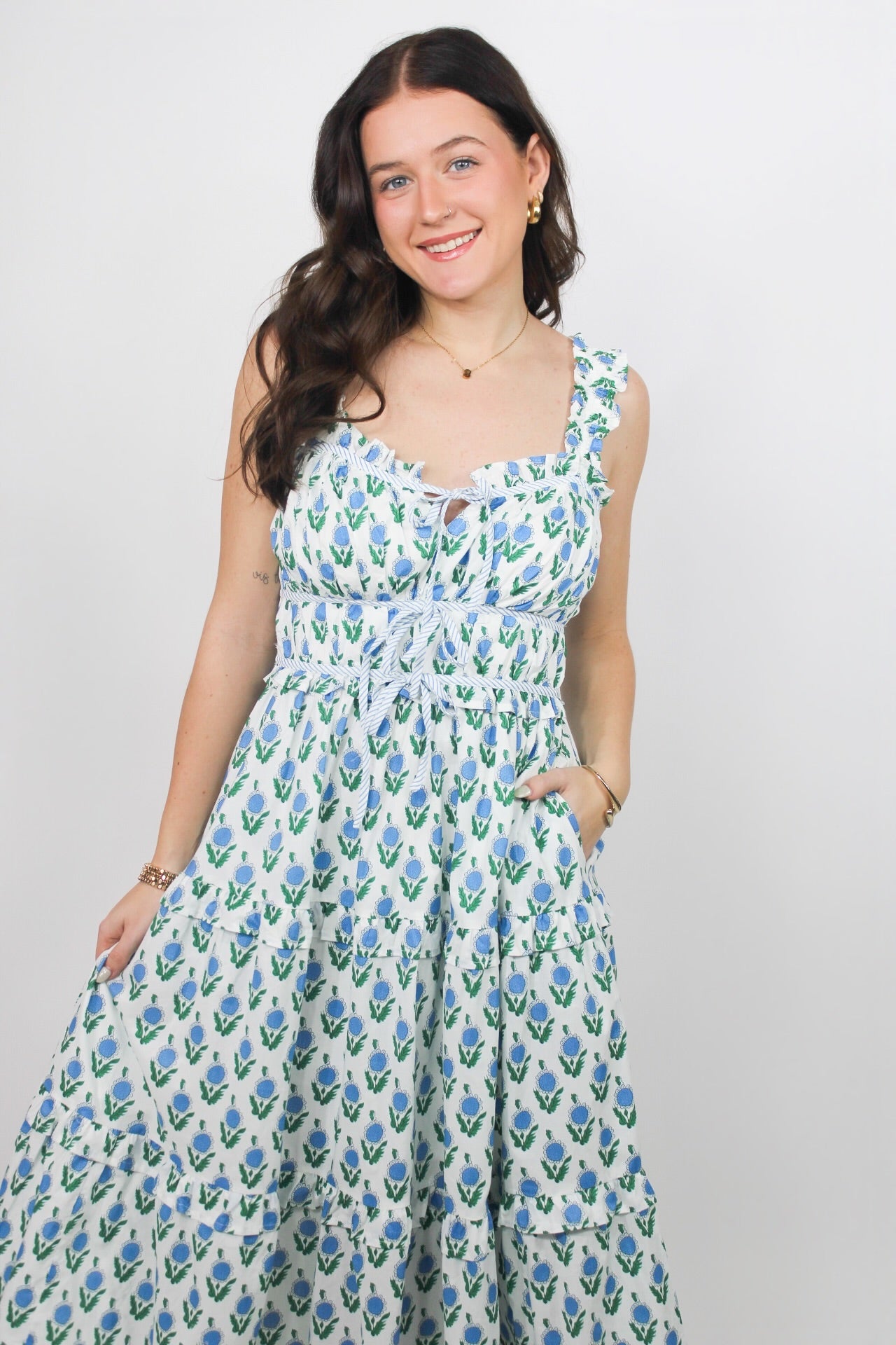 Flora Midi Dress