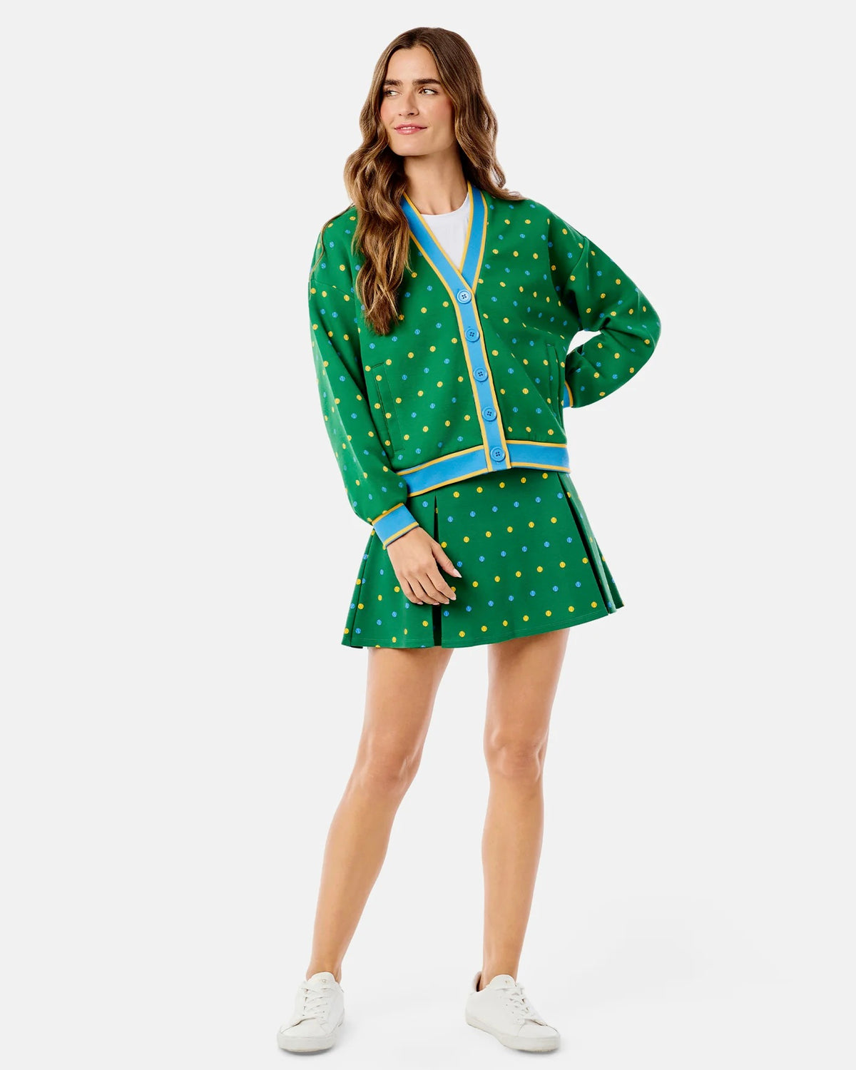Abbott Sweatshirt Cardigan - Evergreen Serve