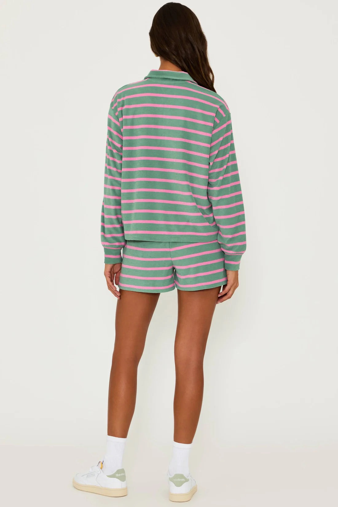 Rayah Short Sage Bloom Stripe