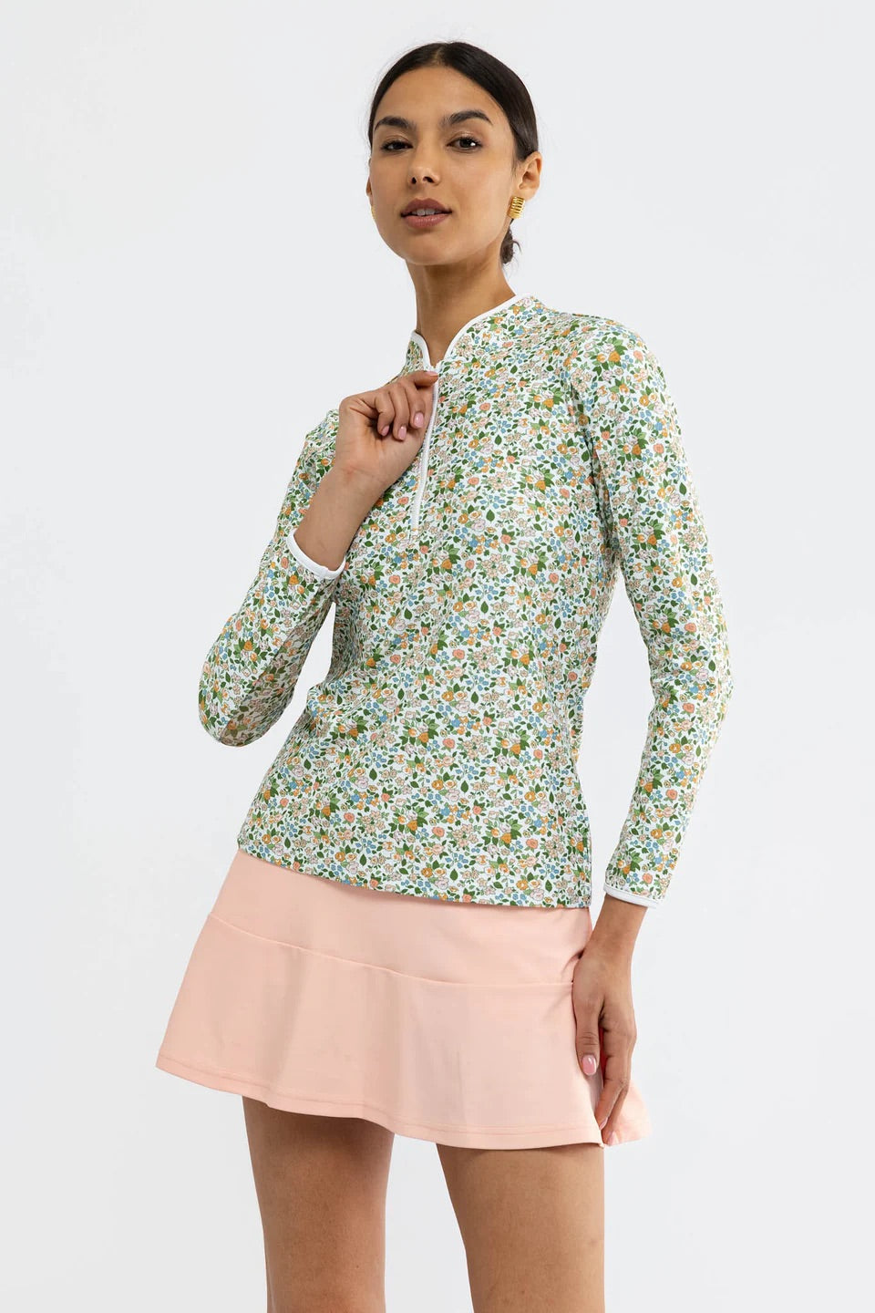 Carey Quarter Zip - Posie Spritz