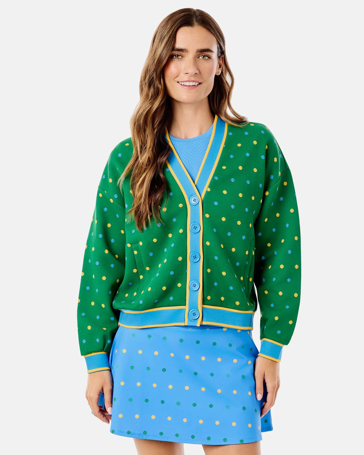 Abbott Sweatshirt Cardigan - Evergreen Serve
