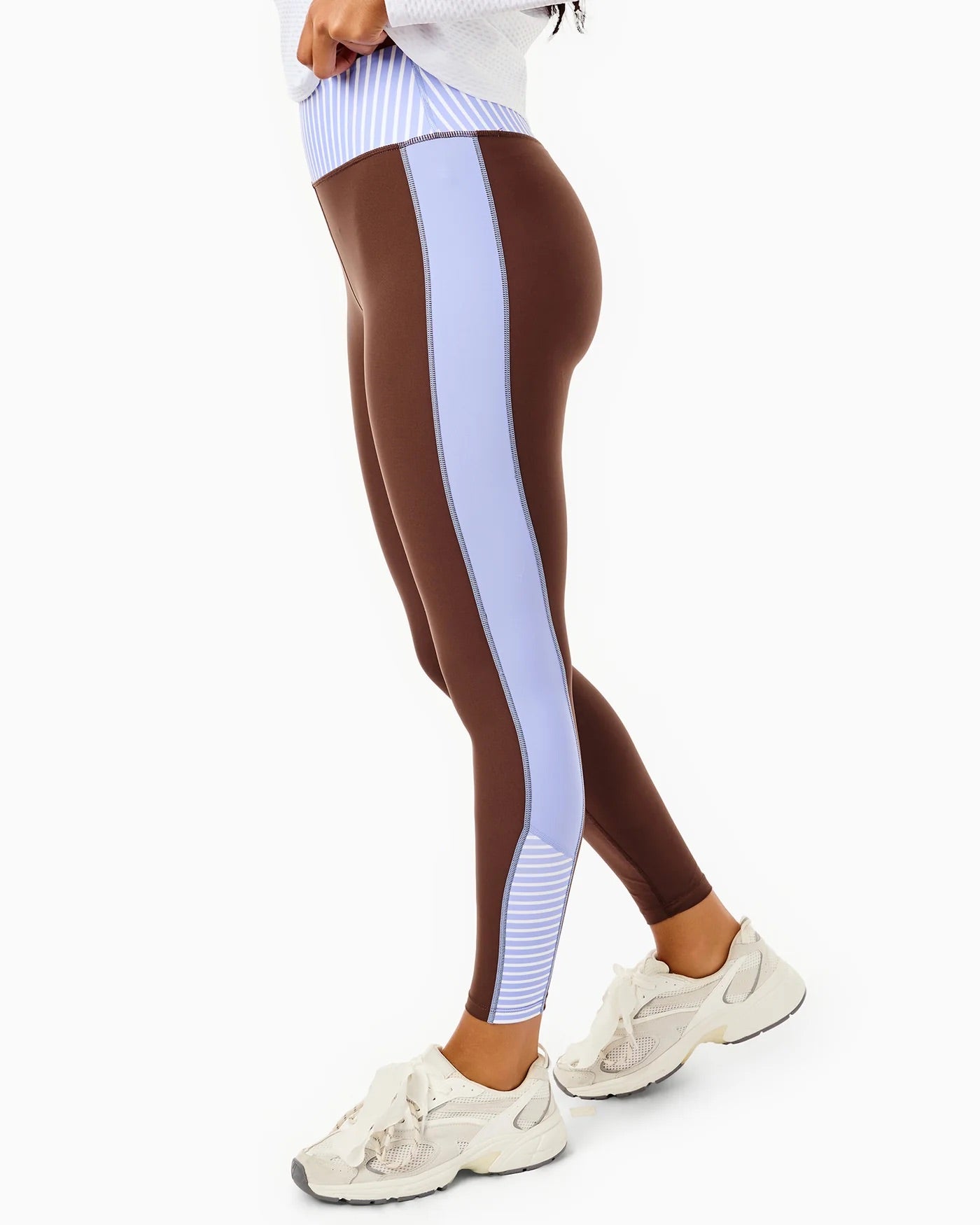 Hudson Legging - Chocolate/Violet