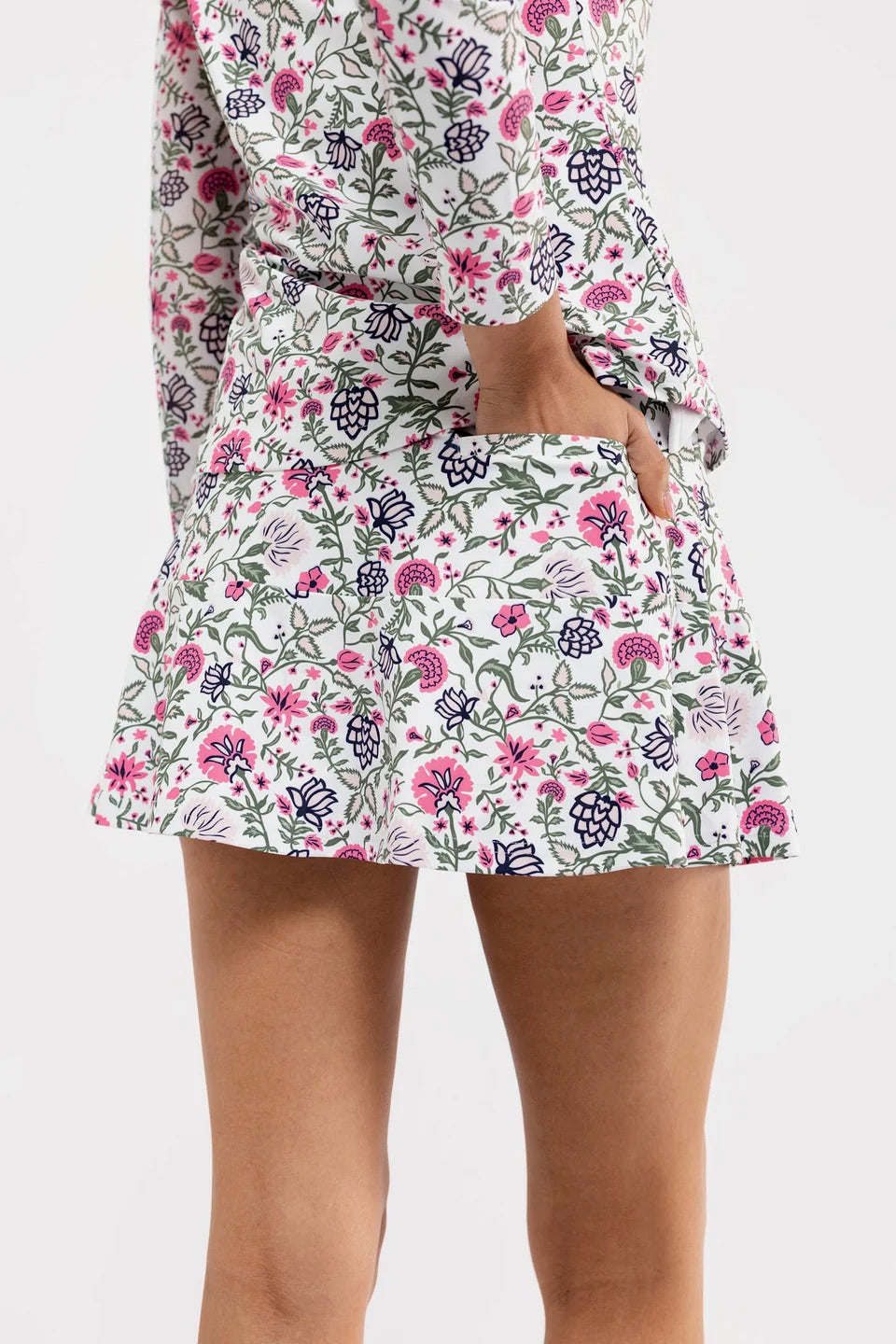 Molly Skort - Perennial Play Pink