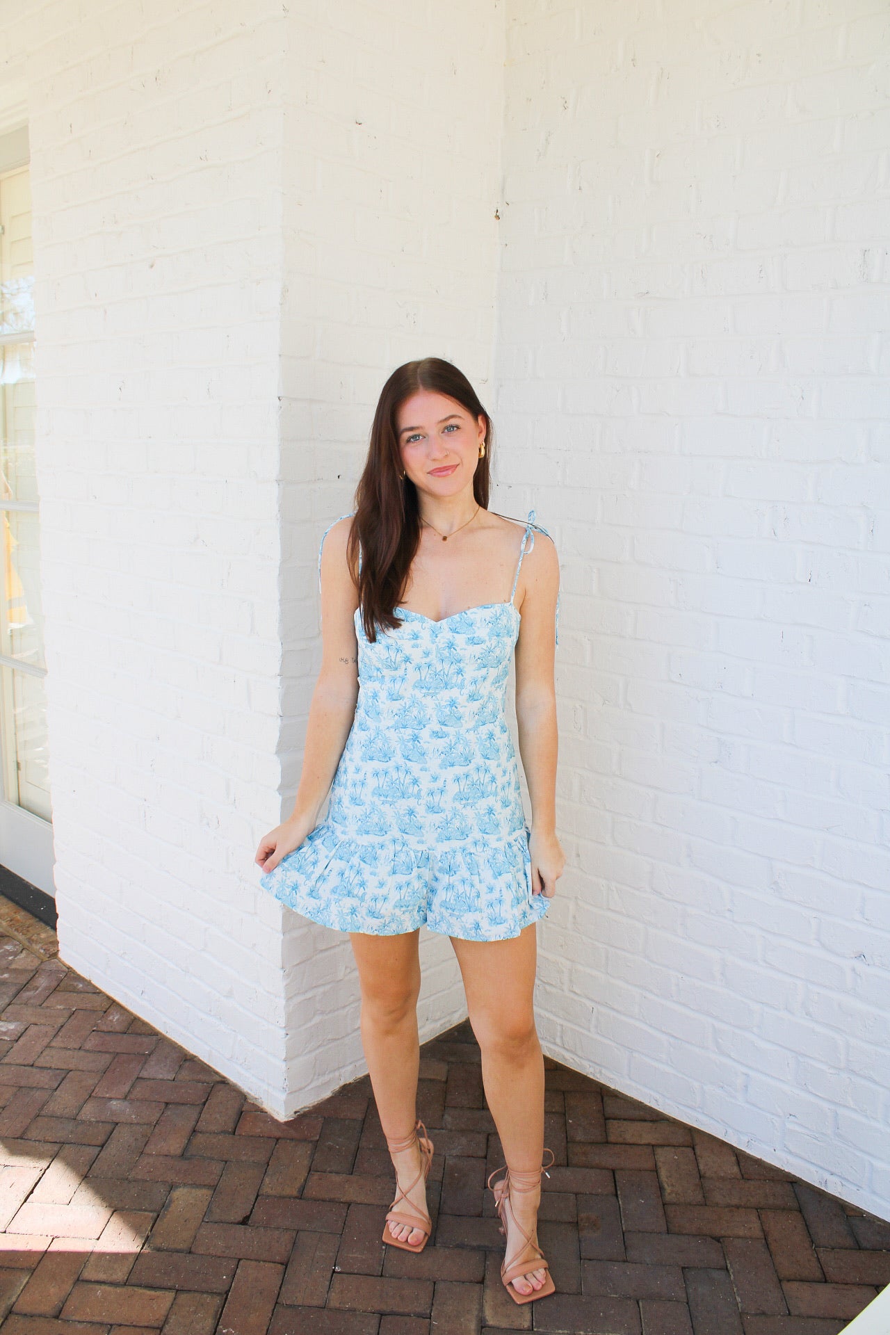 Naples Blue Romper