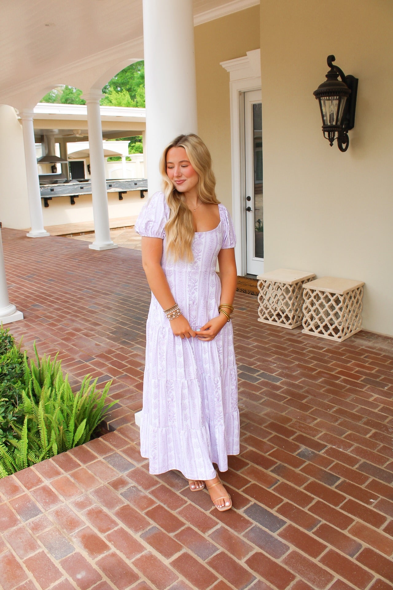 Heidi Lavendar Haze Maxi Dress