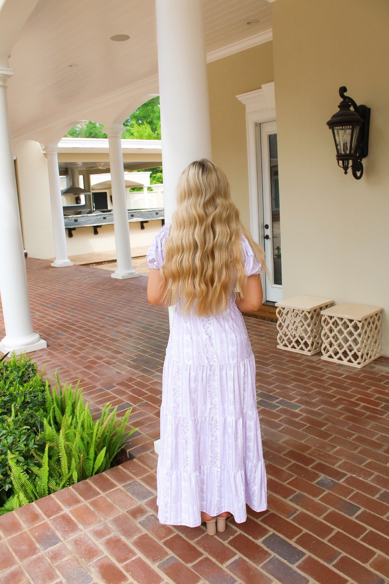 Heidi Lavendar Haze Maxi Dress