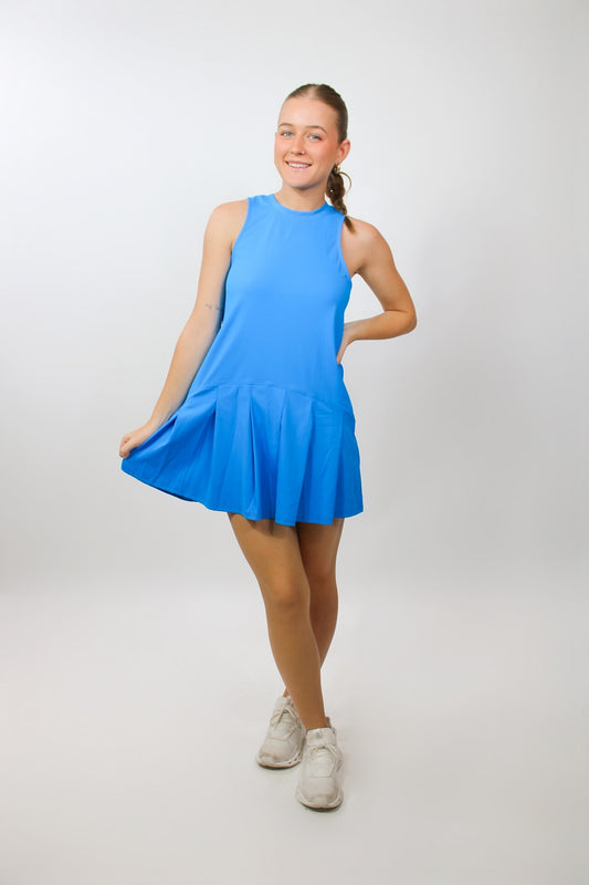 Ocean Blue Athletic Dress