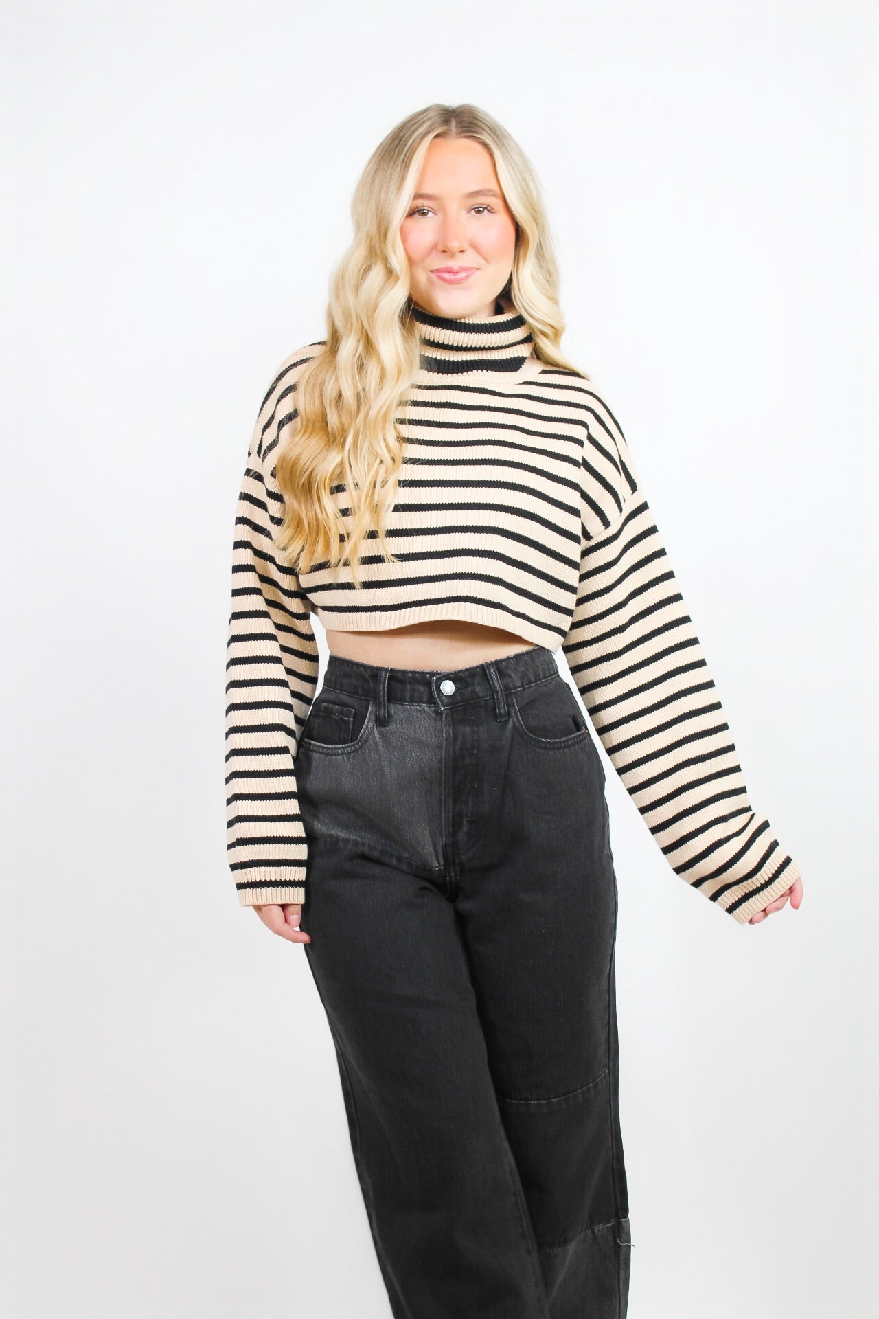 Tiramisu Crop Sweater