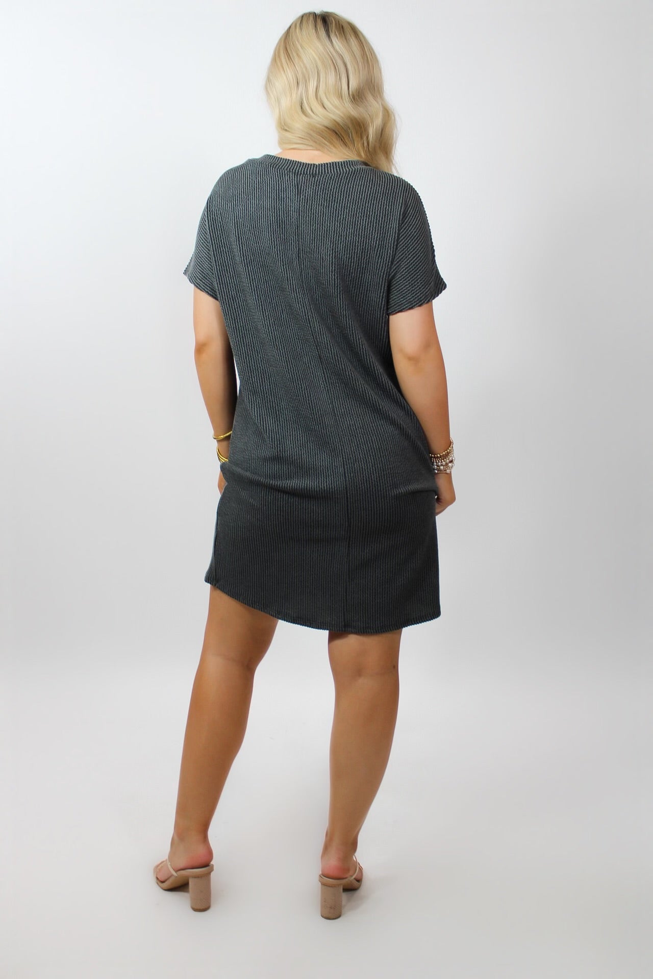 Charcoal Mini Dress