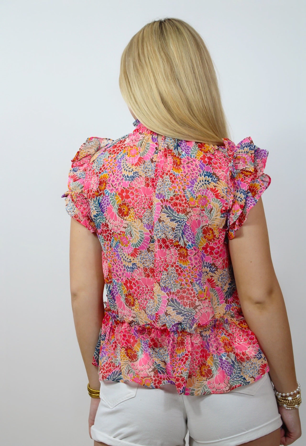 Ruffle Fields Top