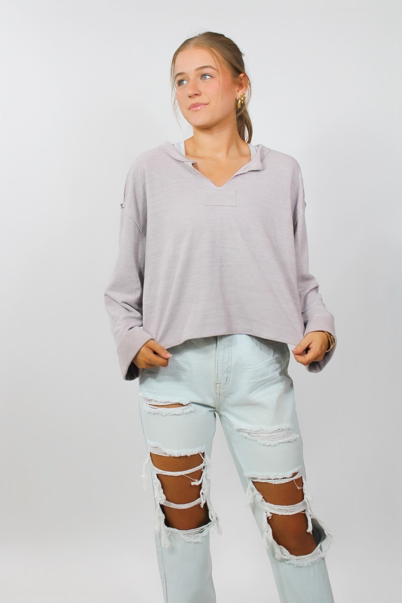 Double Layered Jersey Top