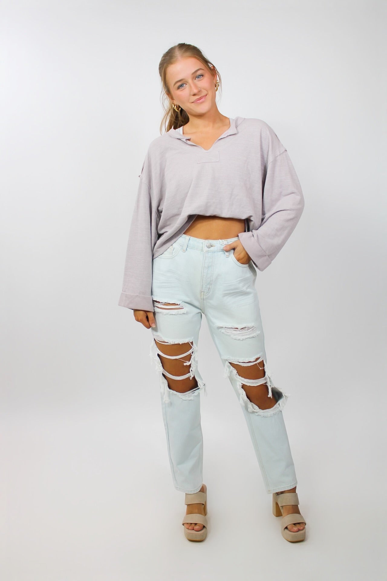 Double Layered Jersey Top