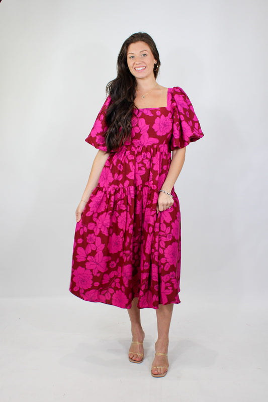 Lover Floral Midi