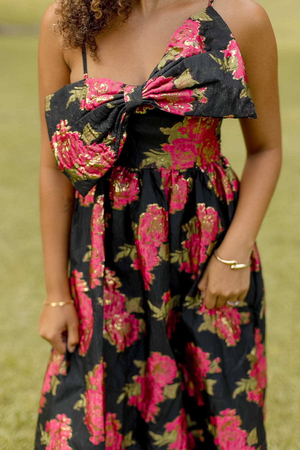 Poinsettia Midi Dress