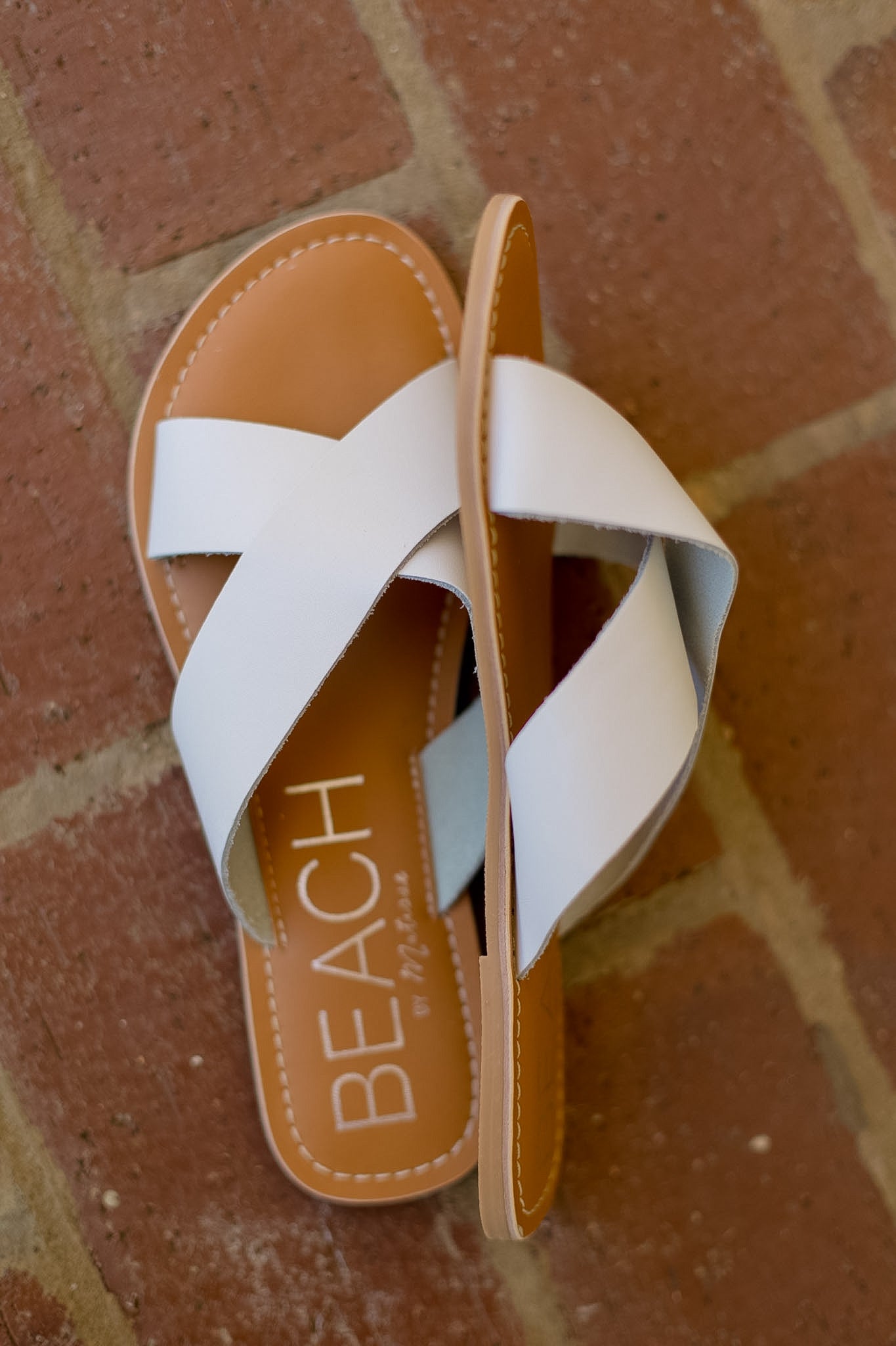 White Pebble Sandal