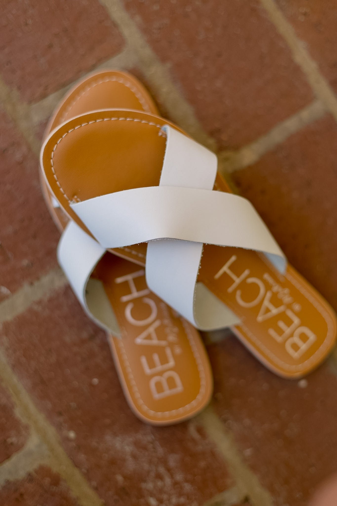White Pebble Sandal