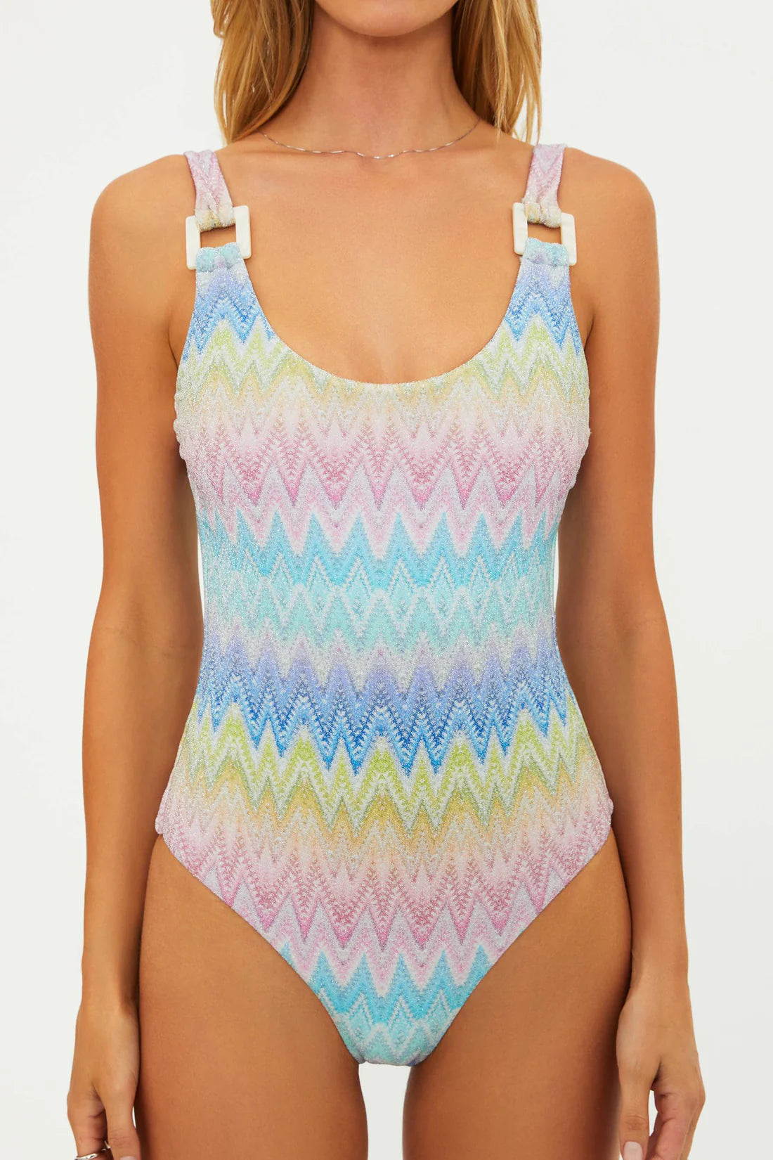Elina One Piece Sunset Chevron