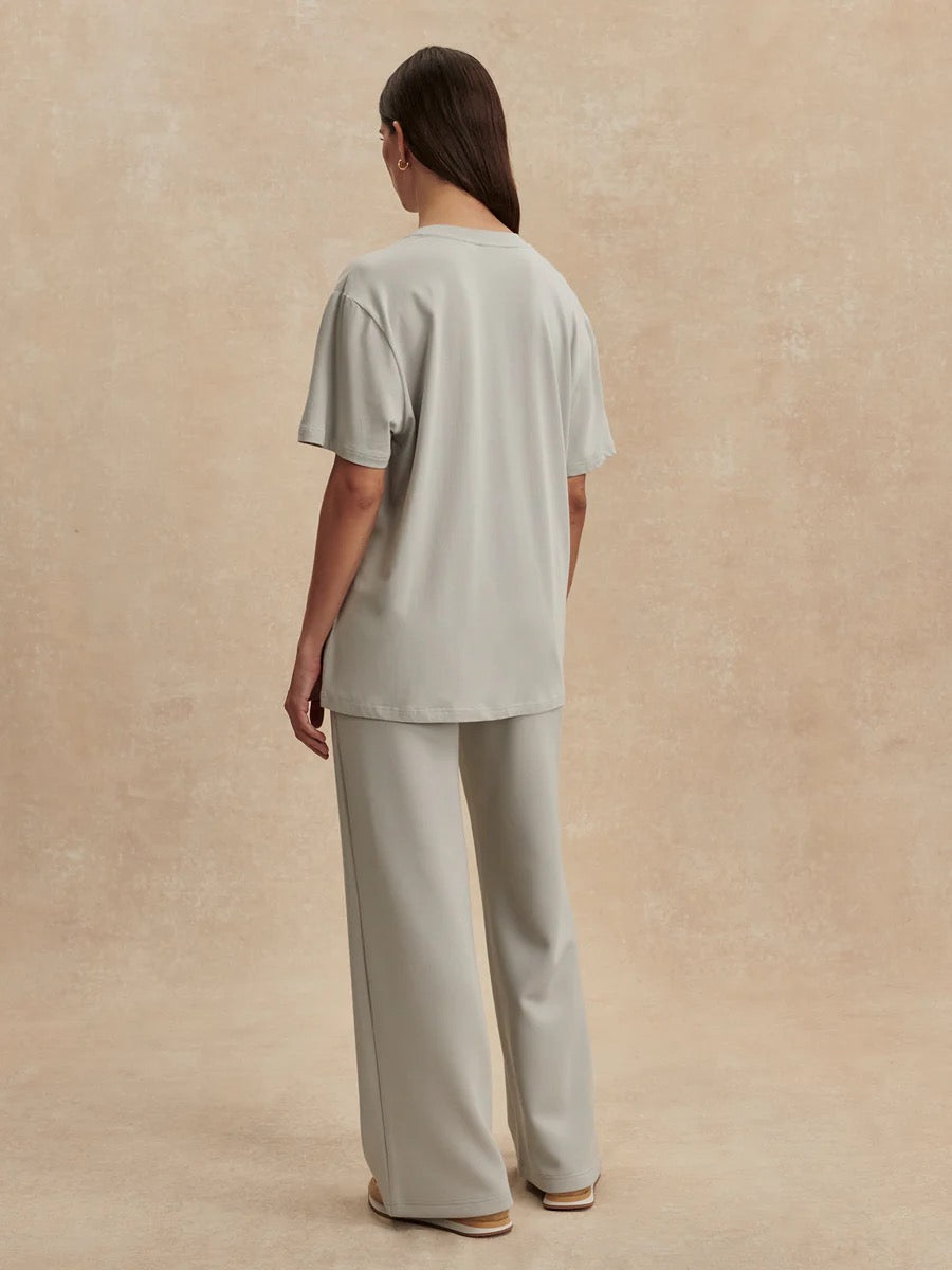 Leighton Boyfriend Tee - Blue Clay