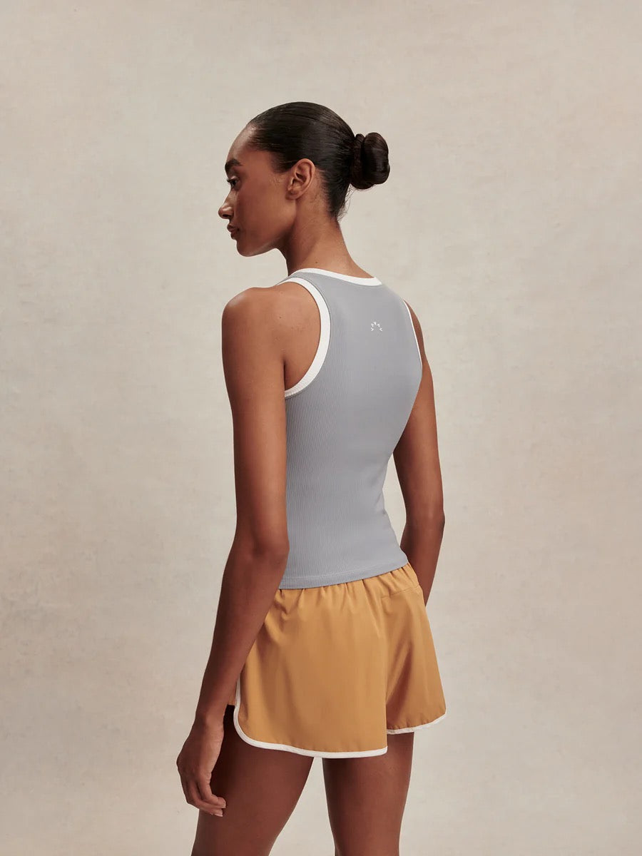 Chia V-Neck Tank - Wind Blue