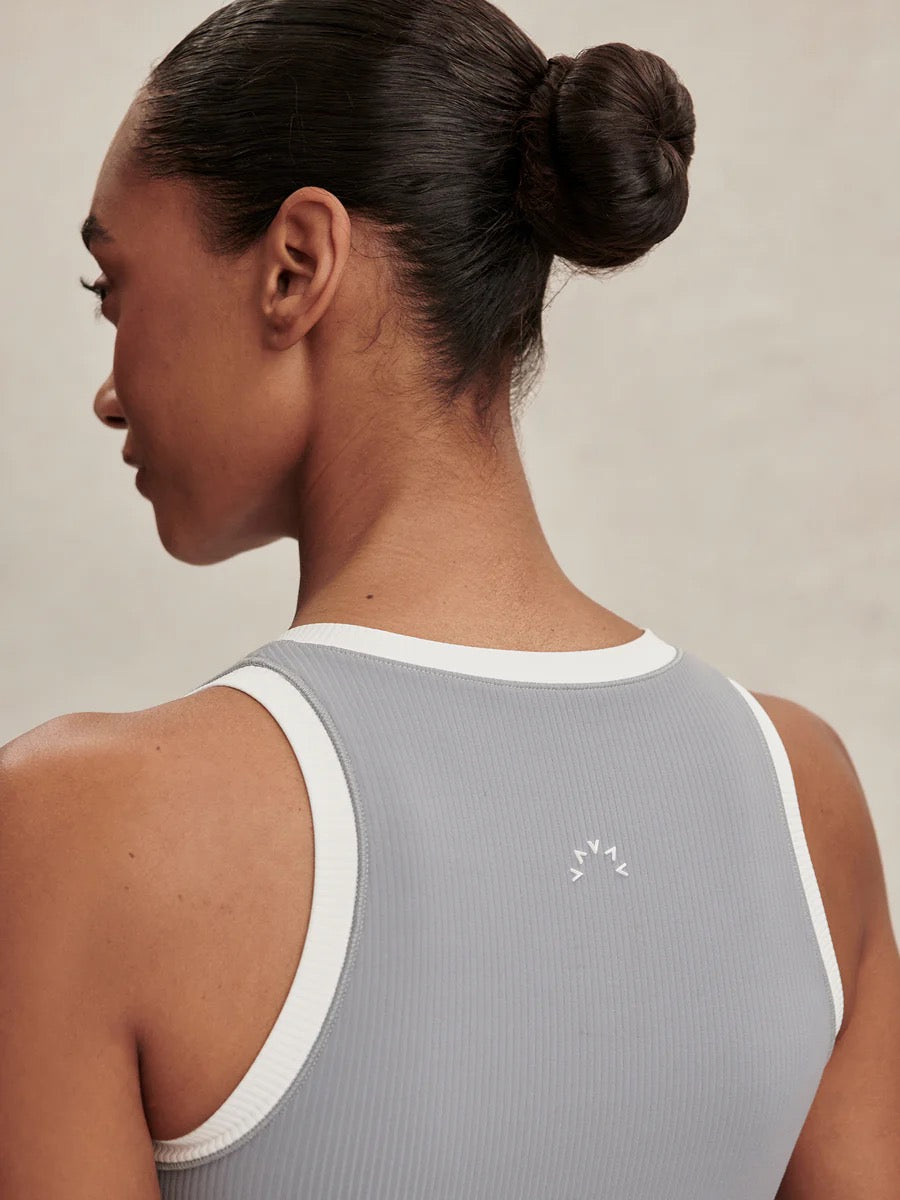 Chia V-Neck Tank - Wind Blue