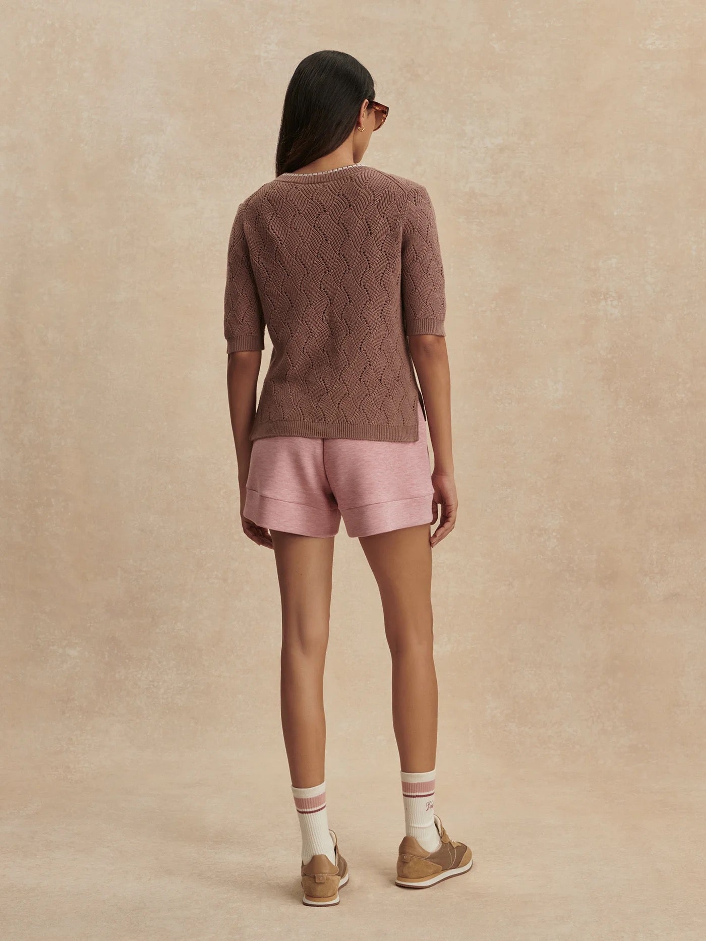 Agathe Knit Top - Brownie