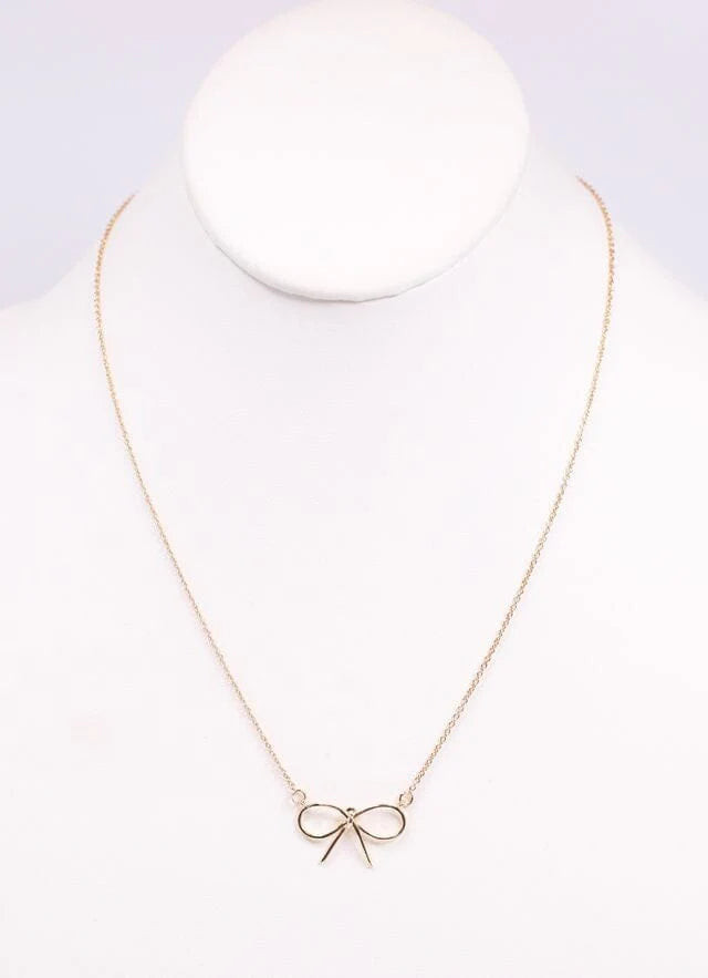 Florentine Bow Necklace