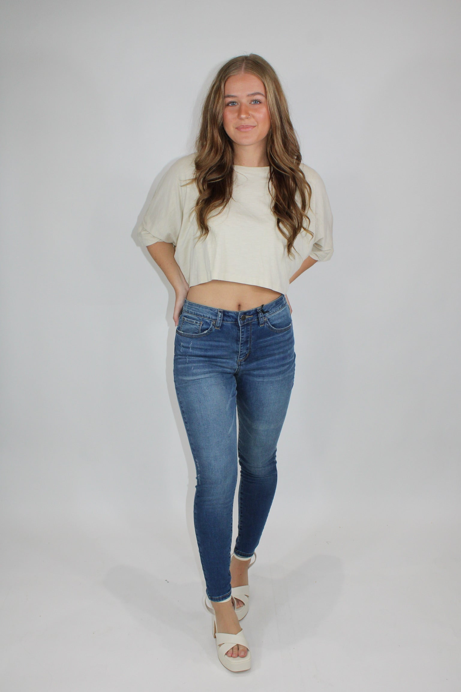Elsie Mid Rise Denim Jeans