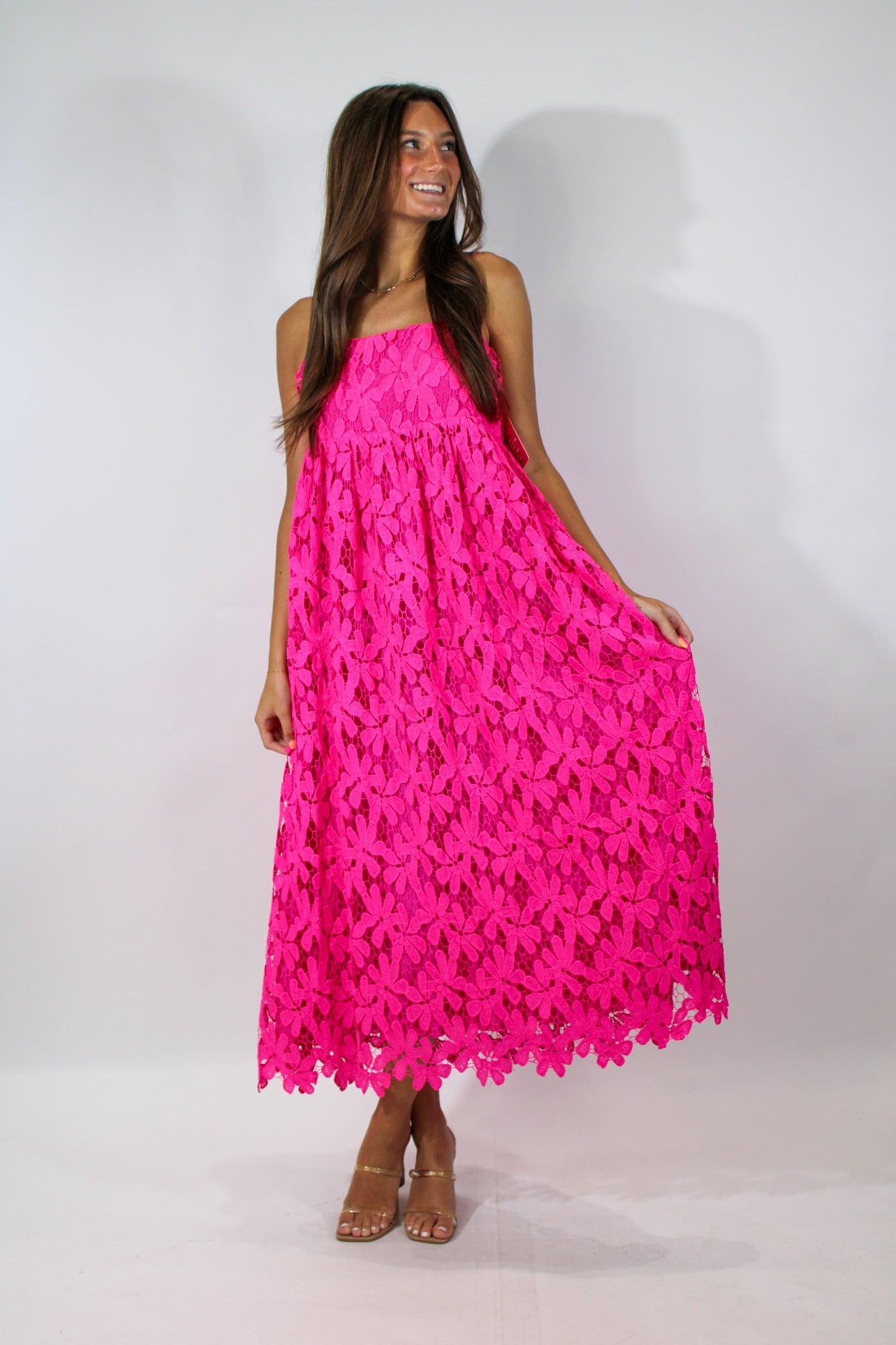 Hibiscus Blooms Midi