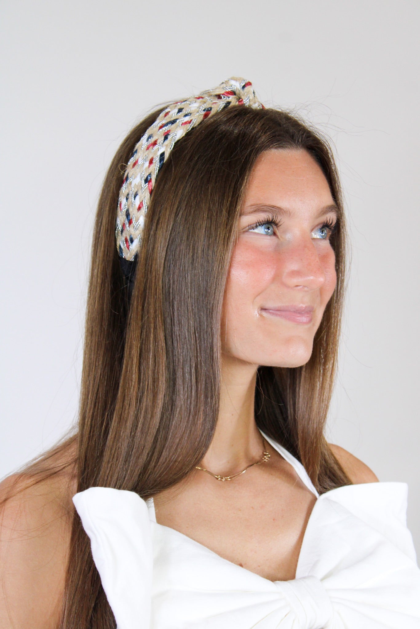 Star Spangled Tweed Headband