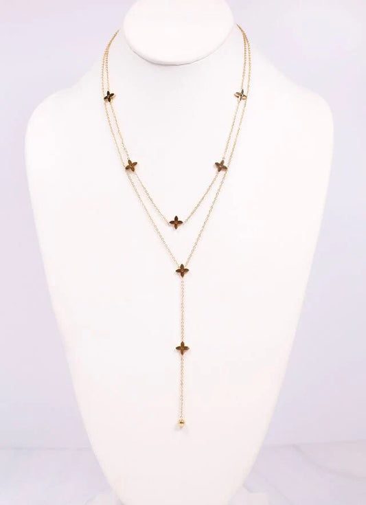 Robina Layered Y Necklace