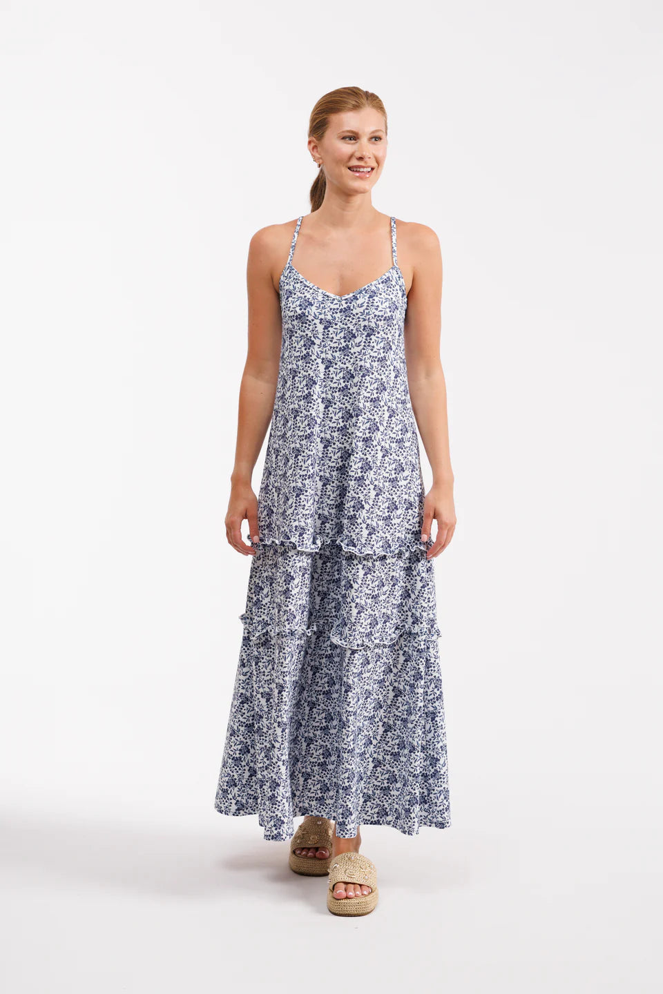 The Abigail Dress - BlueBonnett