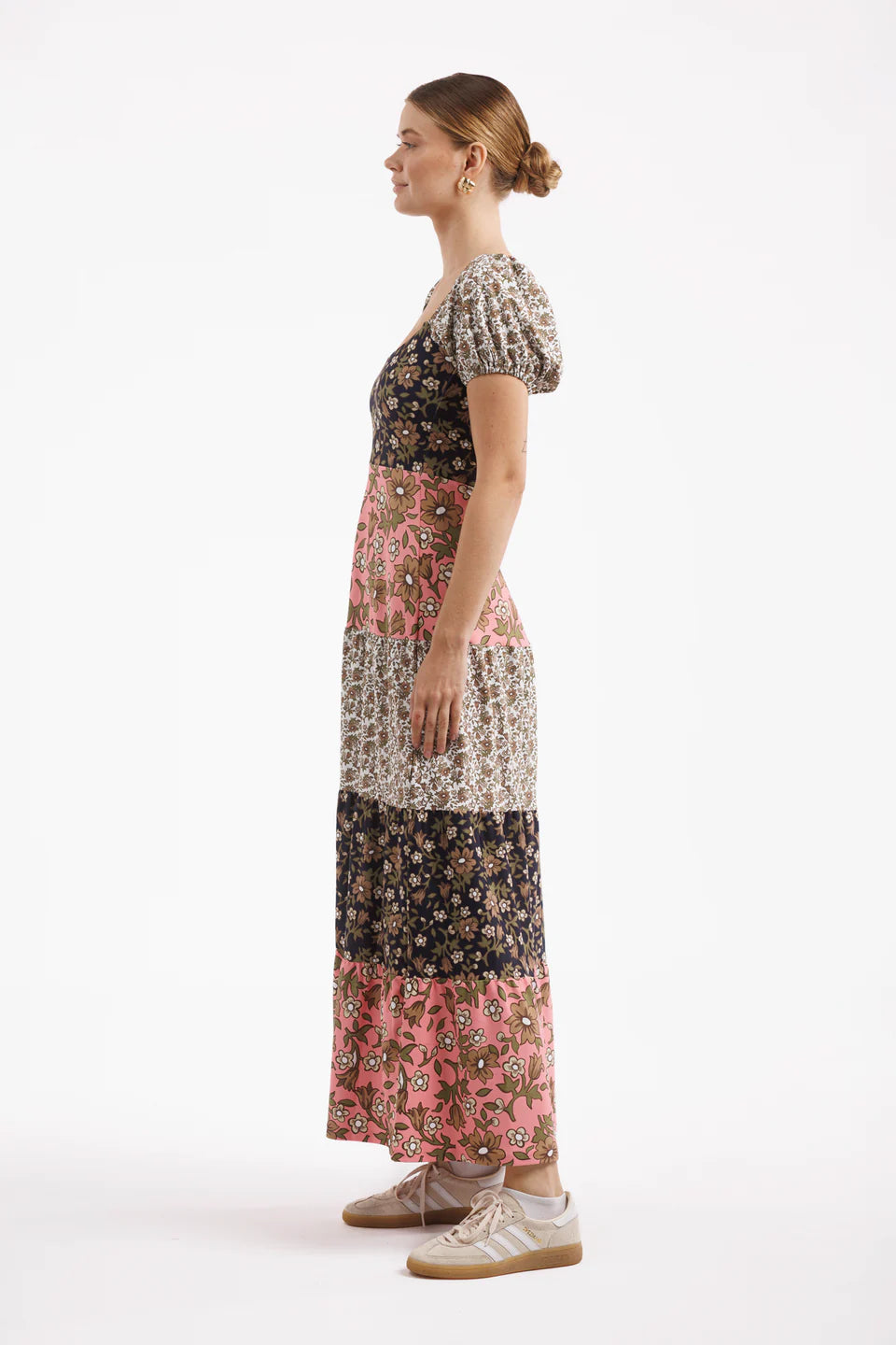 The Heidi Dress - Dried Petals Multi