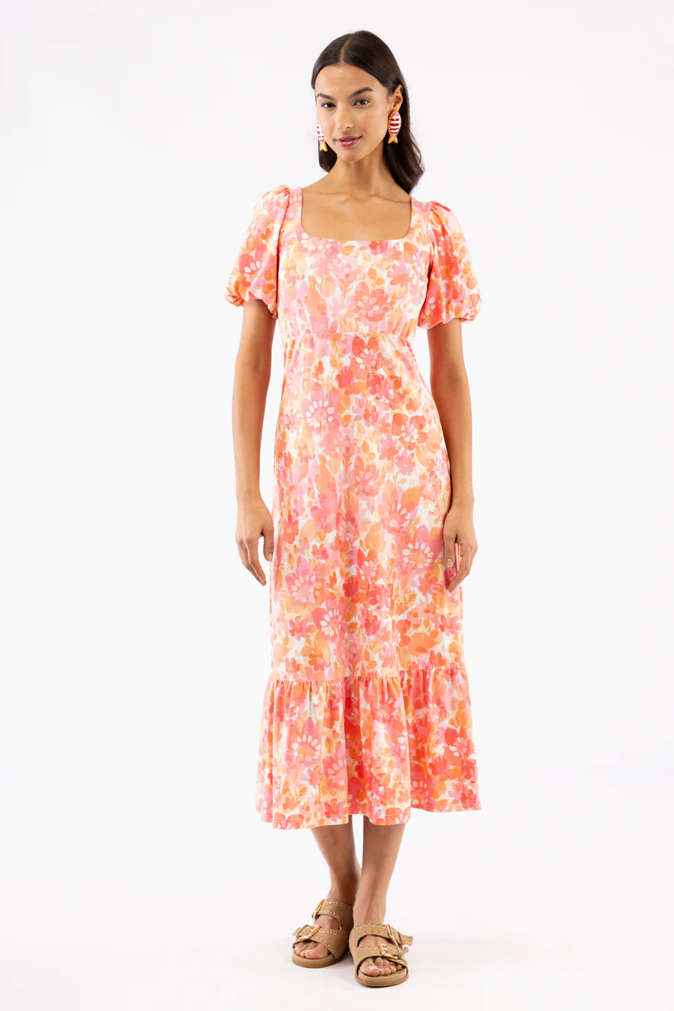 LUCY DRESS- DUSK FLORA