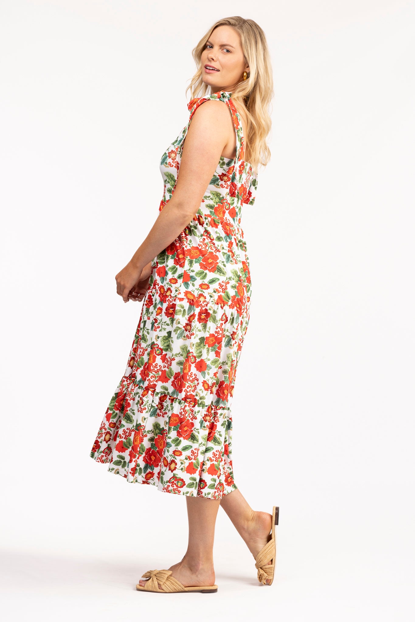 Sage Capri Daisy Dress