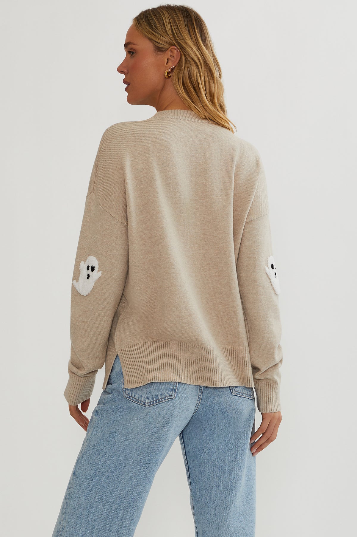 Callie Sweater - Heathered Boos